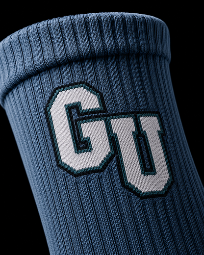 The Letterman Socks – Varsity Blue